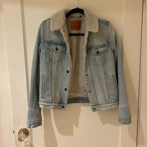 Levi’s Sherling Jean Jacket Women’s Small